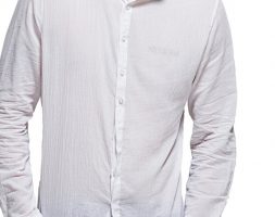 Ericdress Casual Plain Lapel Loose Style Men’s Shirt