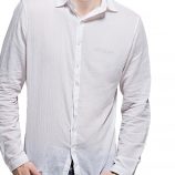 Ericdress Casual Plain Lapel Loose Style Men’s Shirt