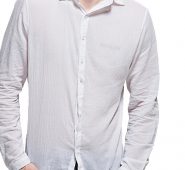 Ericdress Casual Plain Lapel Loose Style Men’s Shirt