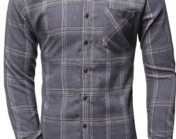 Ericdress Casual Pocket Plaid Single-Breasted Spring Men’s Shirt