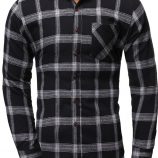 Ericdress Casual Pocket Plaid Single-Breasted Spring Men’s Shirt