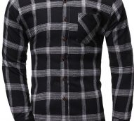 Ericdress Casual Pocket Plaid Single-Breasted Spring Men’s Shirt