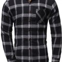 Ericdress Casual Pocket Plaid Single-Breasted Spring Men’s Shirt