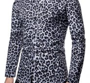 Ericdress Casual Print Leopard Single-Breasted Men’s Shirt