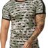 Ericdress Casual Round Neck Color Block Mens T-shirt