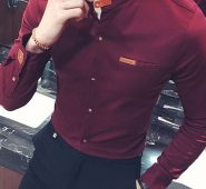 Ericdress Casual Stand Collar Button Men’s Shirt