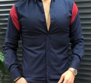 Ericdress Casual Style Lapel Color Block Single-Breasted Men’s Shirt