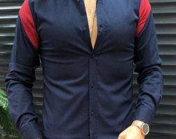 Ericdress Casual Style Lapel Color Block Single-Breasted Men’s Shirt