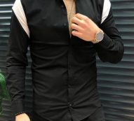 Ericdress Casual Style Lapel Color Block Single-Breasted Men’s Shirt