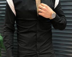 Ericdress Casual Style Lapel Color Block Single-Breasted Men’s Shirt