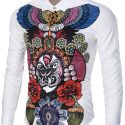 Ericdress Casual Vintage Print Men’s Shirt