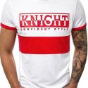 Ericdress Color Block Casual Print Loose Mens T-shirt