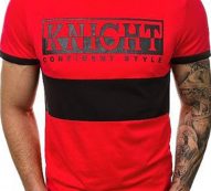 Ericdress Color Block Casual Print Loose Mens T-shirt