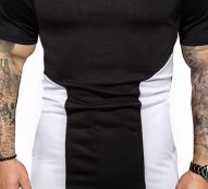 Ericdress Color Block Casual Round Neck Mens T-shirt