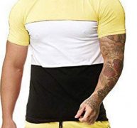 Ericdress Color Block Casual Round Neck Slim Mens T-shirt