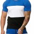 Ericdress Color Block Casual Round Neck Slim Mens T-shirt