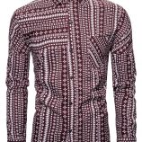 Ericdress Color Block Lapel Button Single-Breasted Slim Men’s Shirt