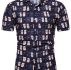 Ericdress Color Block Lapel Patchwork Fall Single-Breasted Men’s Shirt
