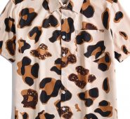 Ericdress Color Block Print Lapel Loose Men’s Shirt