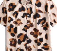 Ericdress Color Block Print Lapel Loose Men’s Shirt