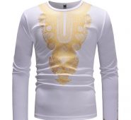 Ericdress Dashiki African Print Round Neck Mens T-shirt