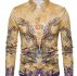 Ericdress Ethnic Style Cotton Print Single-Breasted Unique Men’s Shirt
