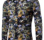 Ericdress Ethnic Style Print Men’s Shirt