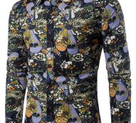 Ericdress Ethnic Style Print Men’s Shirt