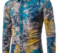 Ericdress Ethnic Style Print Men’s Shirt