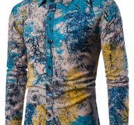 Ericdress Ethnic Style Print Men’s Shirt