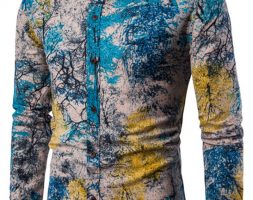 Ericdress Ethnic Style Print Men’s Shirt