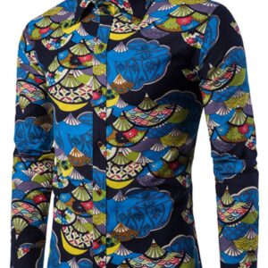 Ericdress Ethnic Style Print Men's Shirt