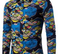 Ericdress Ethnic Style Print Men’s Shirt