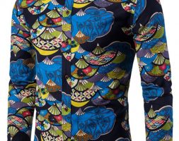 Ericdress Ethnic Style Print Men’s Shirt