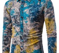 Ericdress Ethnic Style Print Men’s Shirt