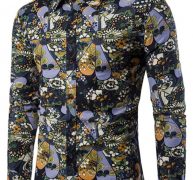 Ericdress Ethnic Style Print Men’s Shirt