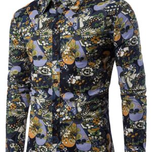 Ericdress Ethnic Style Print Men's Shirt