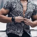 Ericdress European Lapel Button Loose Single-Breasted Men’s Shirt