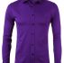 Ericdress European Lapel Plain Spring Single-Breasted Men’s Shirt