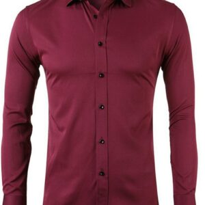 Ericdress European Lapel Plain Spring Single-Breasted Men's Shirt