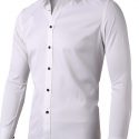 Ericdress European Lapel Plain Spring Single-Breasted Men’s Shirt