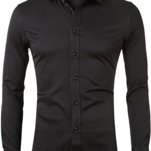 Ericdress European Lapel Plain Spring Single-Breasted Men's Shirt