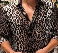 Ericdress European Print Leopard Single-Breasted Men’s Shirt