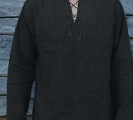 Ericdress Lace-Up Plain Straight Spring Men’s Shirt