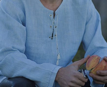 Ericdress Lace-Up Plain Straight Spring Men’s Shirt