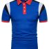 Ericdress Lapel Button Pullover Loose Short Sleeve Mens Tee Shirt