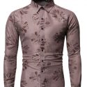 Ericdress Lapel Casual Button Slim Single-Breasted Men’s Shirt