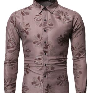 Ericdress Lapel Casual Button Slim Single-Breasted Men's Shirt