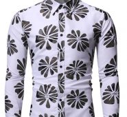 Ericdress Lapel Casual Button Slim Single-Breasted Men’s Shirt