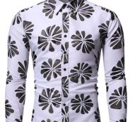 Ericdress Lapel Casual Button Slim Single-Breasted Men’s Shirt